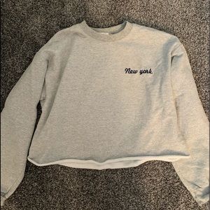 Brandy Melville cropped sweatshirt